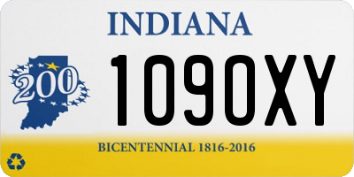 IN license plate 109OXY