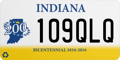 IN license plate 109QLQ