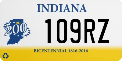 IN license plate 109RZ