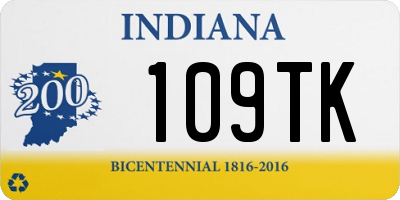 IN license plate 109TK