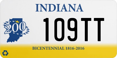 IN license plate 109TT