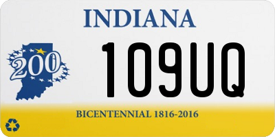 IN license plate 109UQ