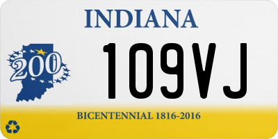IN license plate 109VJ