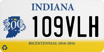 IN license plate 109VLH