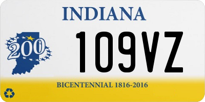 IN license plate 109VZ