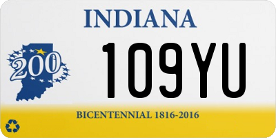 IN license plate 109YU