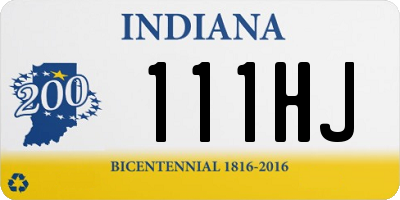 IN license plate 111HJ