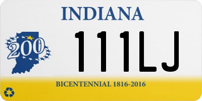 IN license plate 111LJ