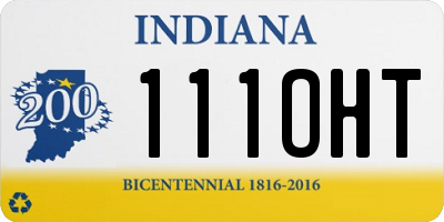 IN license plate 111OHT