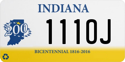 IN license plate 111OJ