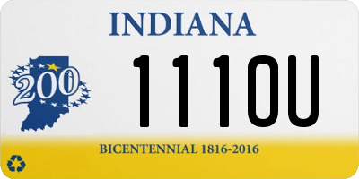 IN license plate 111OU