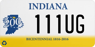 IN license plate 111UG