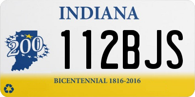 IN license plate 112BJS