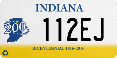 IN license plate 112EJ