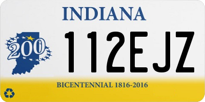 IN license plate 112EJZ