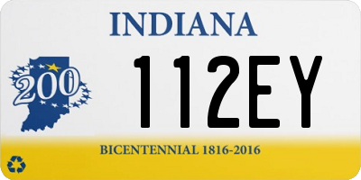 IN license plate 112EY