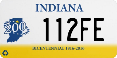 IN license plate 112FE