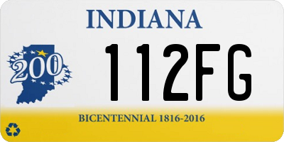IN license plate 112FG