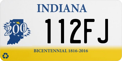 IN license plate 112FJ