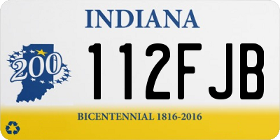 IN license plate 112FJB