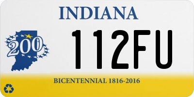 IN license plate 112FU