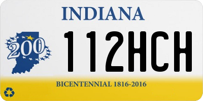 IN license plate 112HCH