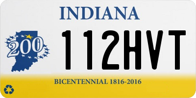 IN license plate 112HVT