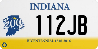 IN license plate 112JB