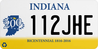 IN license plate 112JHE