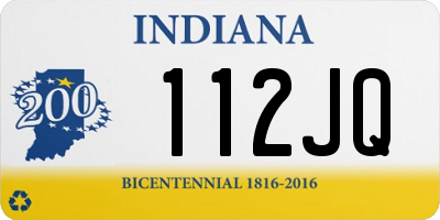 IN license plate 112JQ