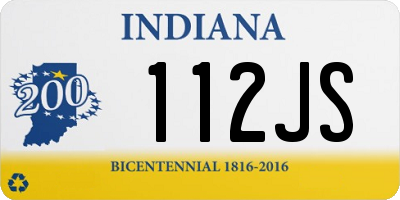 IN license plate 112JS