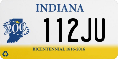 IN license plate 112JU