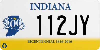 IN license plate 112JY