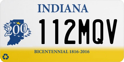 IN license plate 112MQV