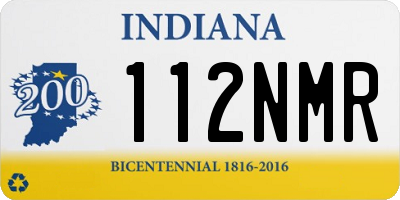 IN license plate 112NMR