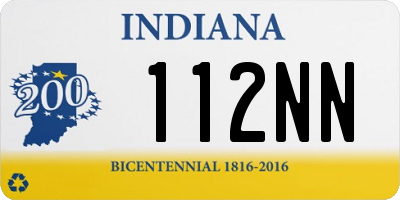 IN license plate 112NN