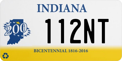 IN license plate 112NT