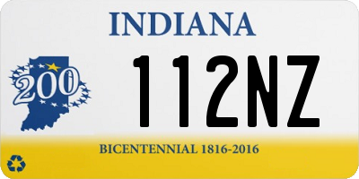 IN license plate 112NZ