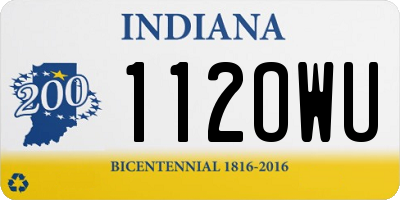 IN license plate 112OWU