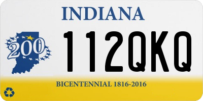 IN license plate 112QKQ