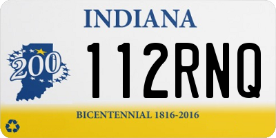 IN license plate 112RNQ