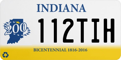 IN license plate 112TIH