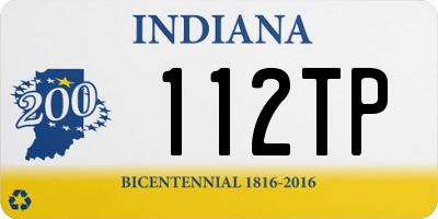 IN license plate 112TP