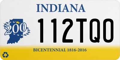 IN license plate 112TQO