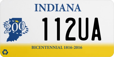 IN license plate 112UA