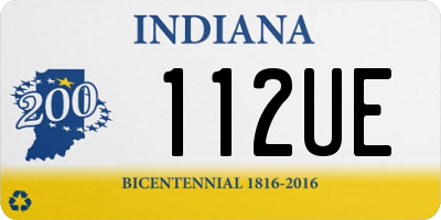 IN license plate 112UE