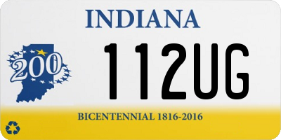 IN license plate 112UG