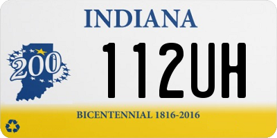IN license plate 112UH