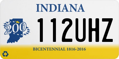 IN license plate 112UHZ