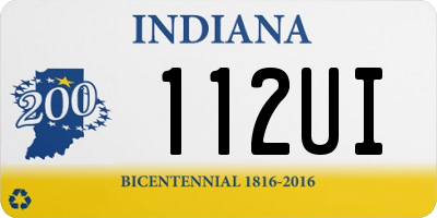 IN license plate 112UI